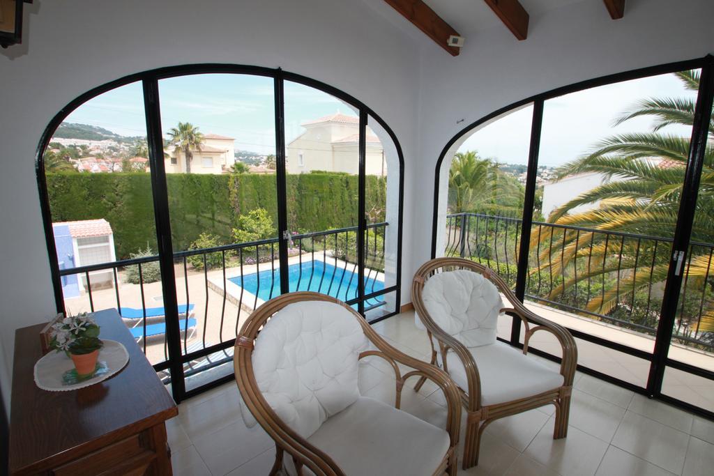 Sara - Sea View Villa With Private Pool In Calp Cameră foto